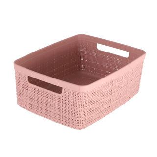 Curver jute opbergmand s 5l rose dawn