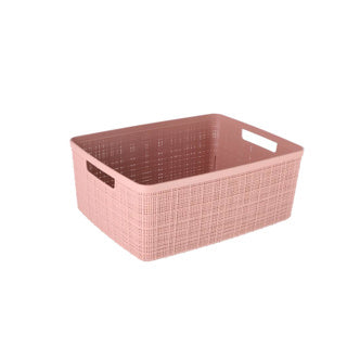 Curver jute opbergmand m 12l rose dawn
