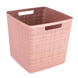 Curver jute opbergmand cube 17l rose dawn