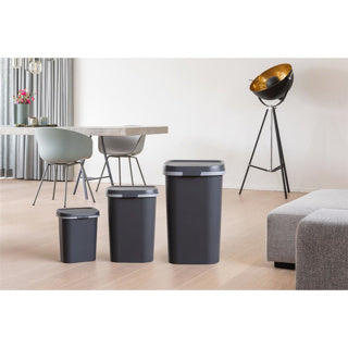 Curver Curver Mistral Flat Waste Bin 25L Anthracite