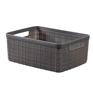 Curver mand jute look 5l d grijs