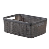 Curver mand jute look 5l d grijs