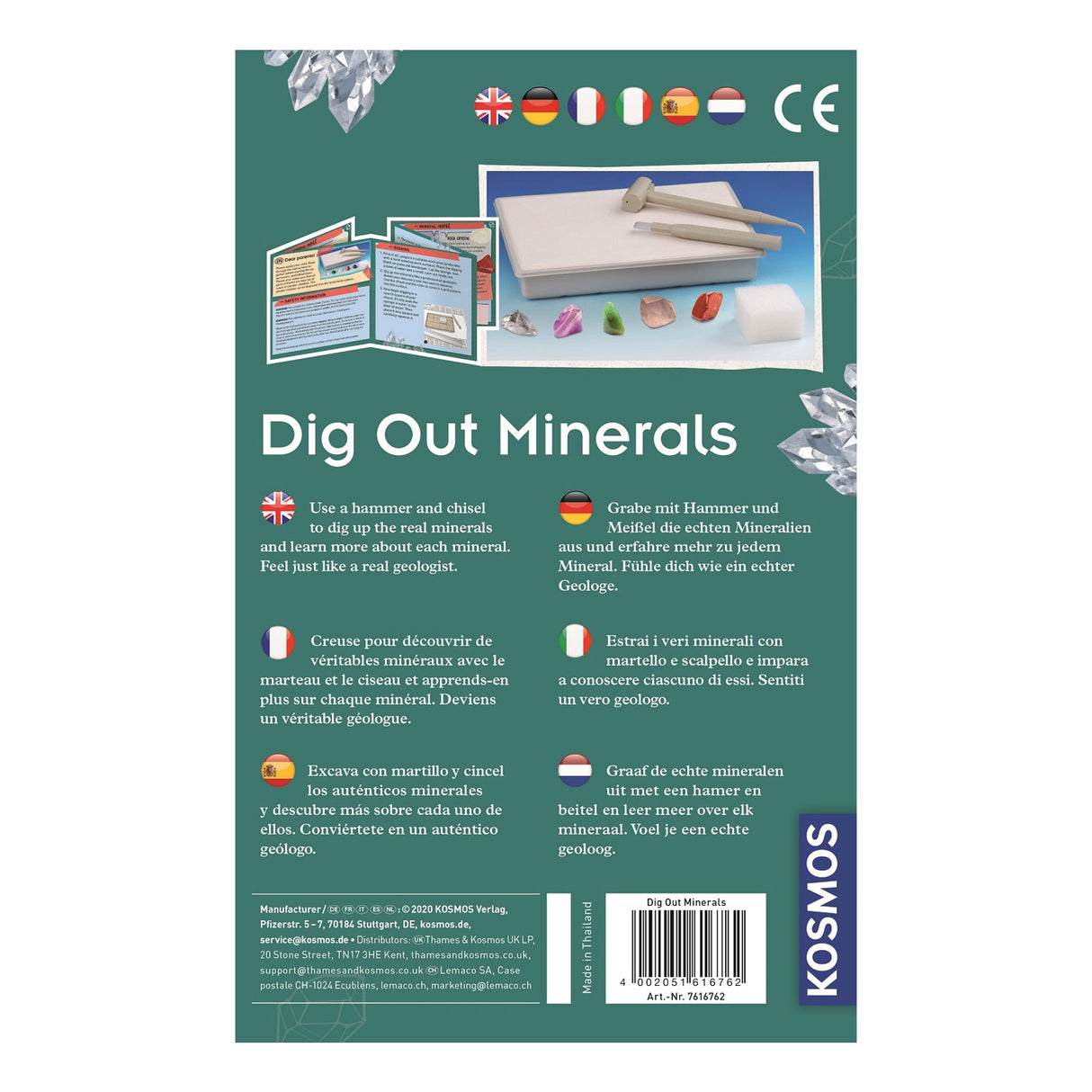 Cosmos minerals digging out