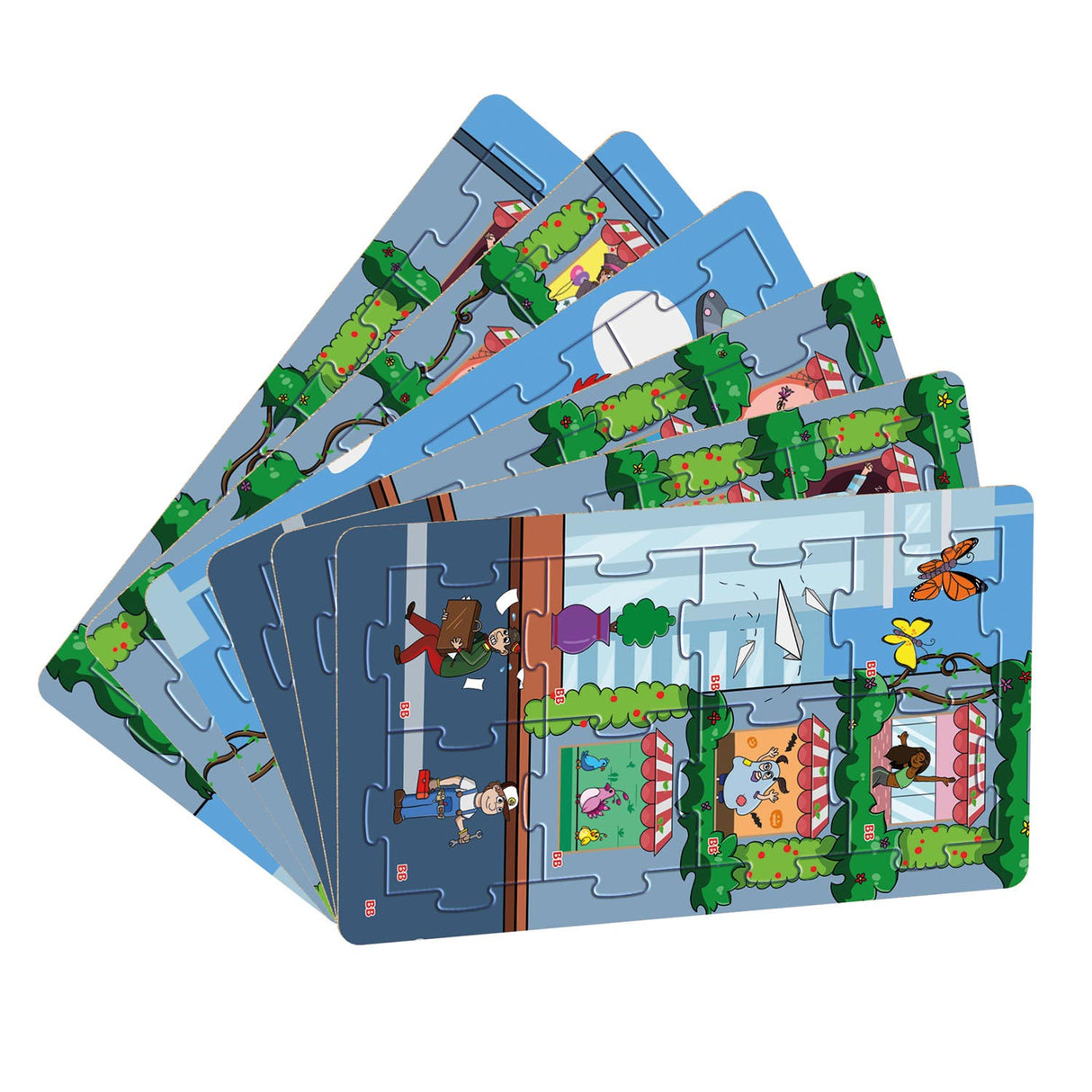 Biobuddi 2in1 Puzzle and Memo City Life