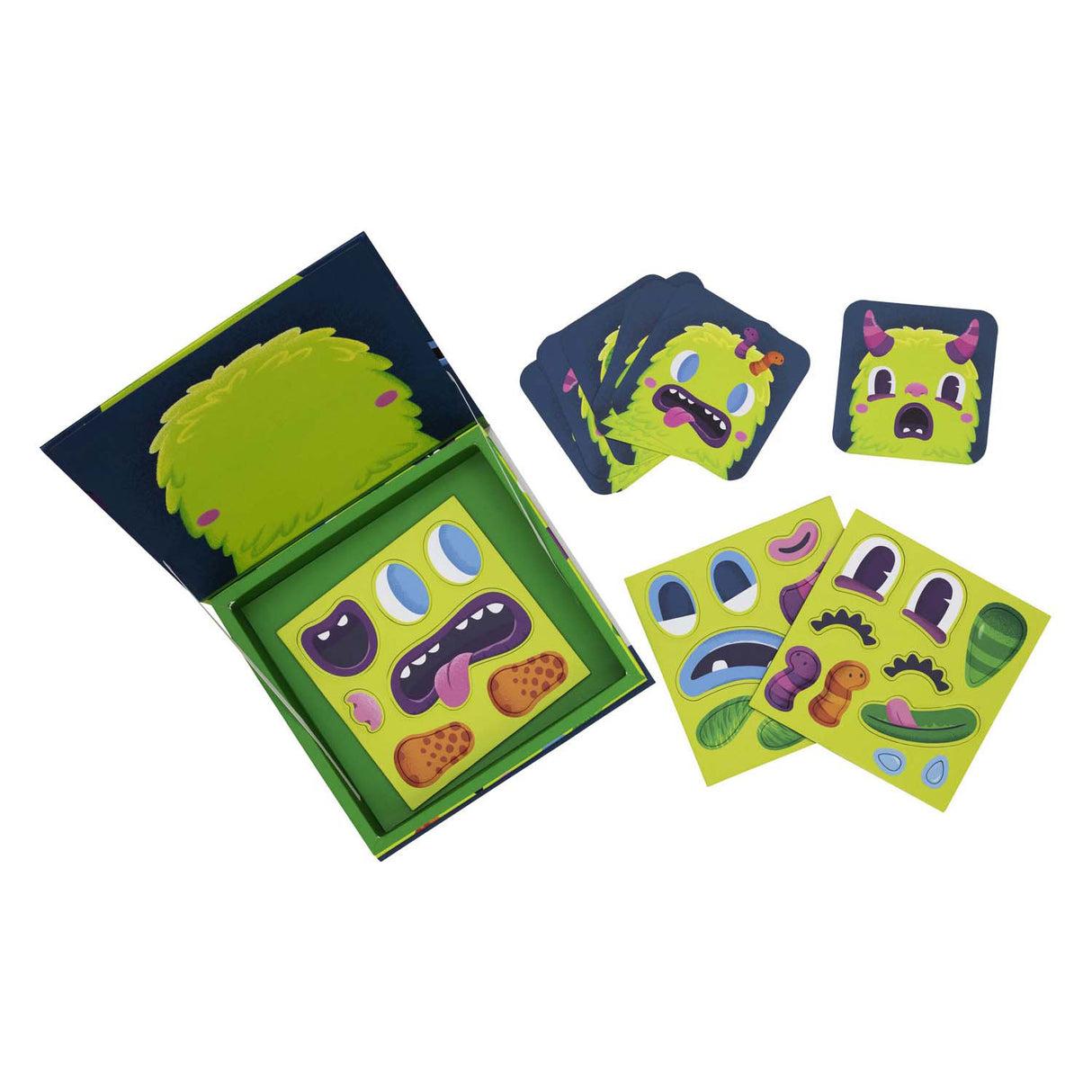 Selecta magna face - monsters magneetspel