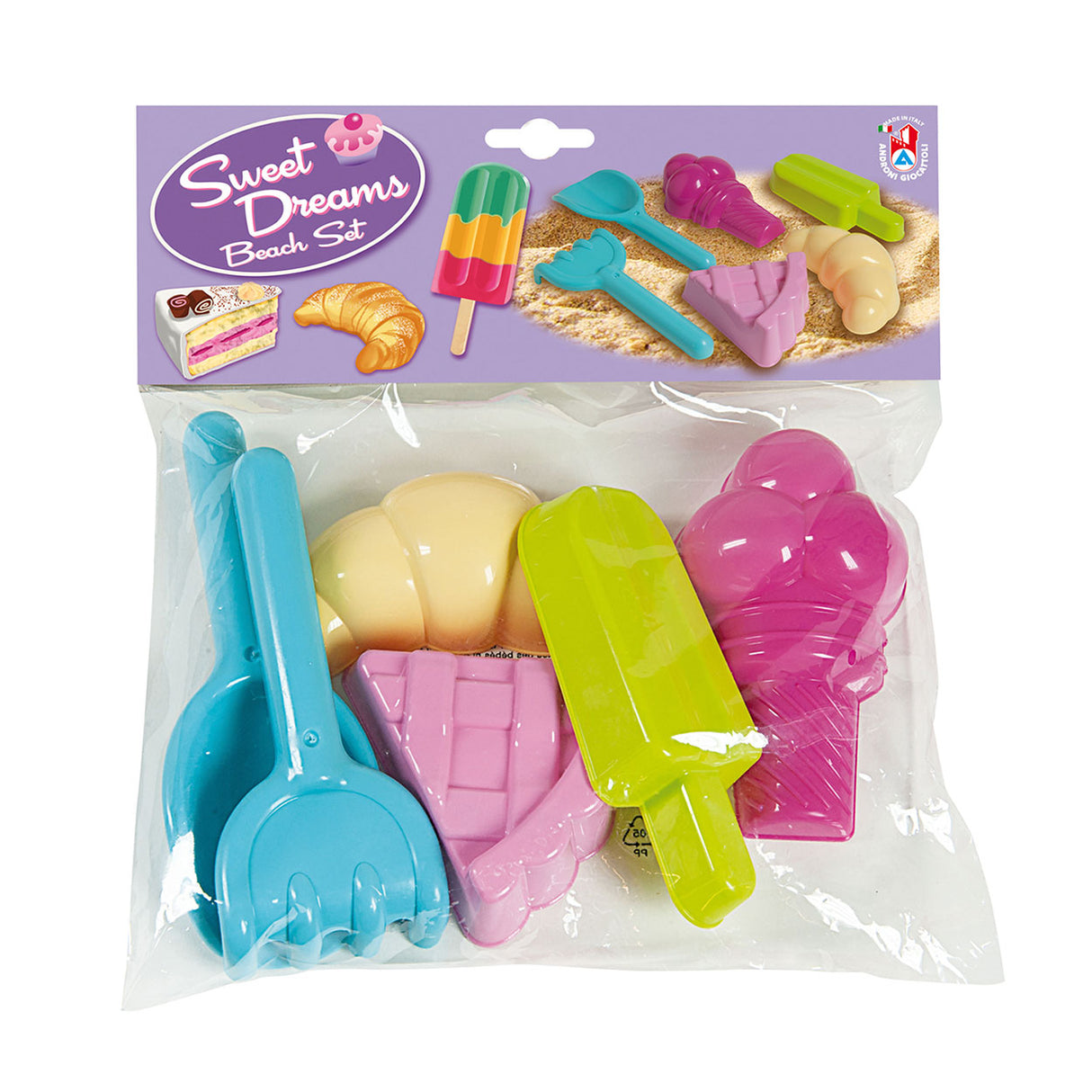 Androni sand shape set ice creams, 6st
