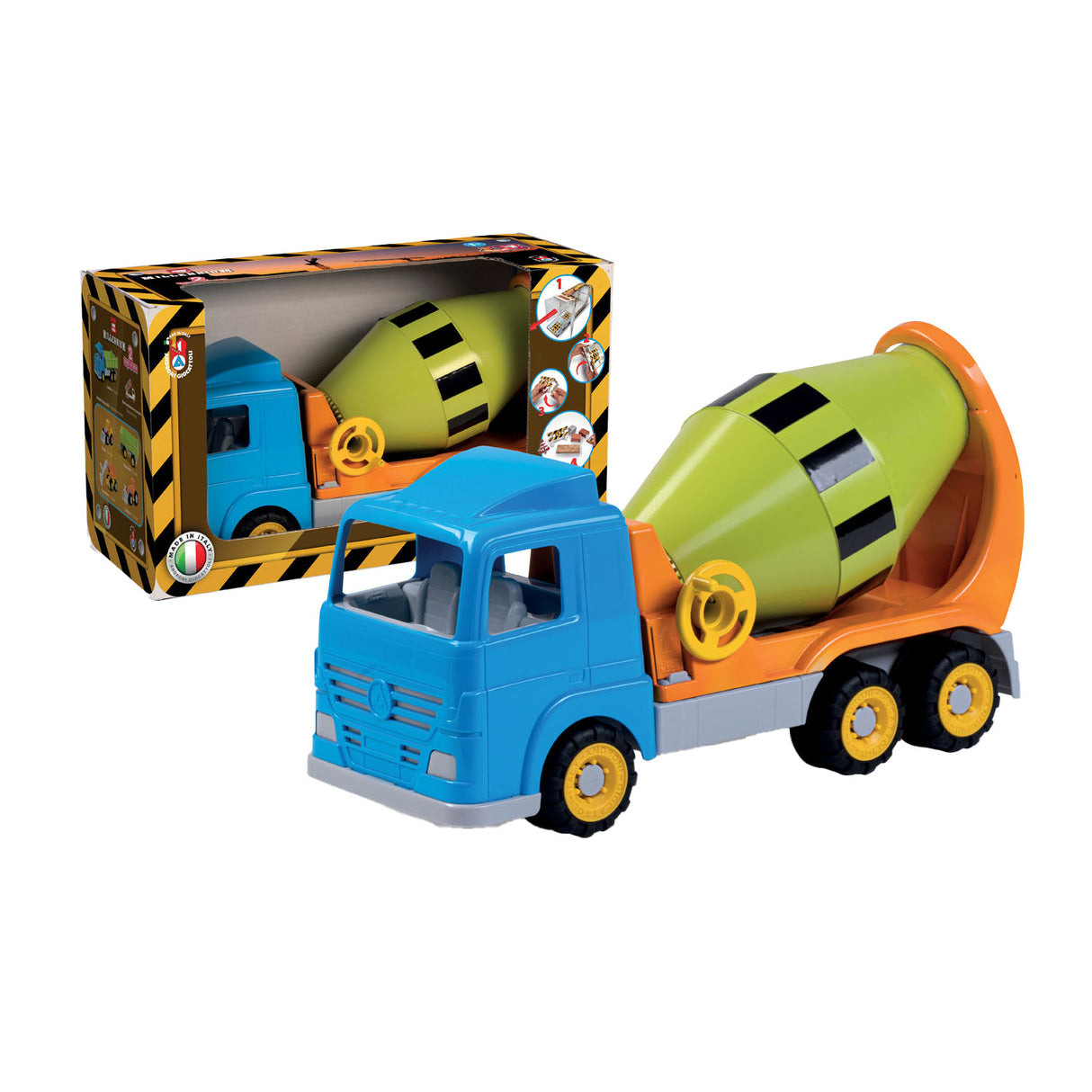 Androni Concrete mixer truck with soft wheels