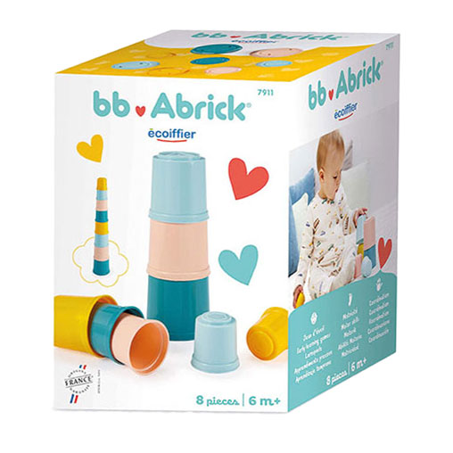 Ecoiffier Baby Abick Stacking Tower, 8dlg.