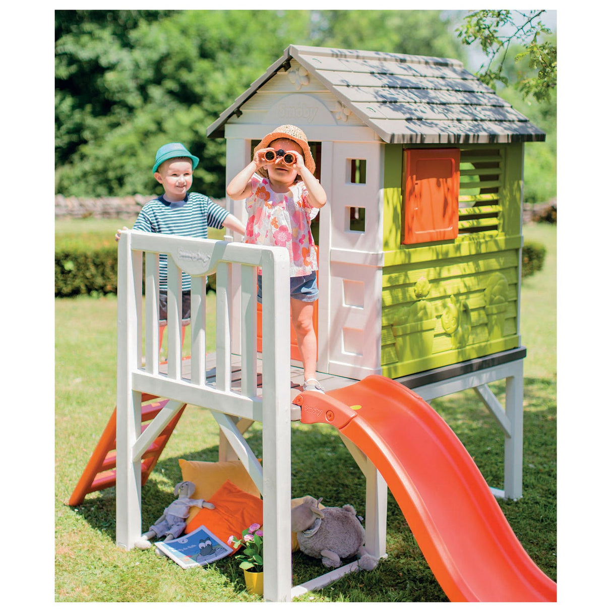Smoby Speelhuis con scivolo