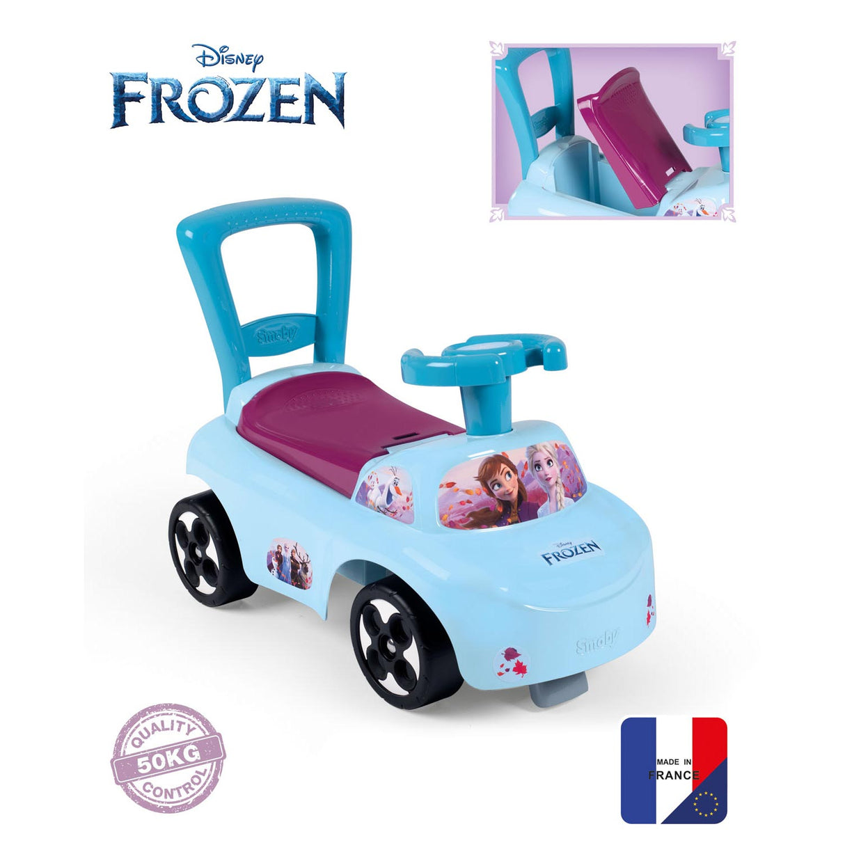 Smoby Frozen Auto Ride naprej