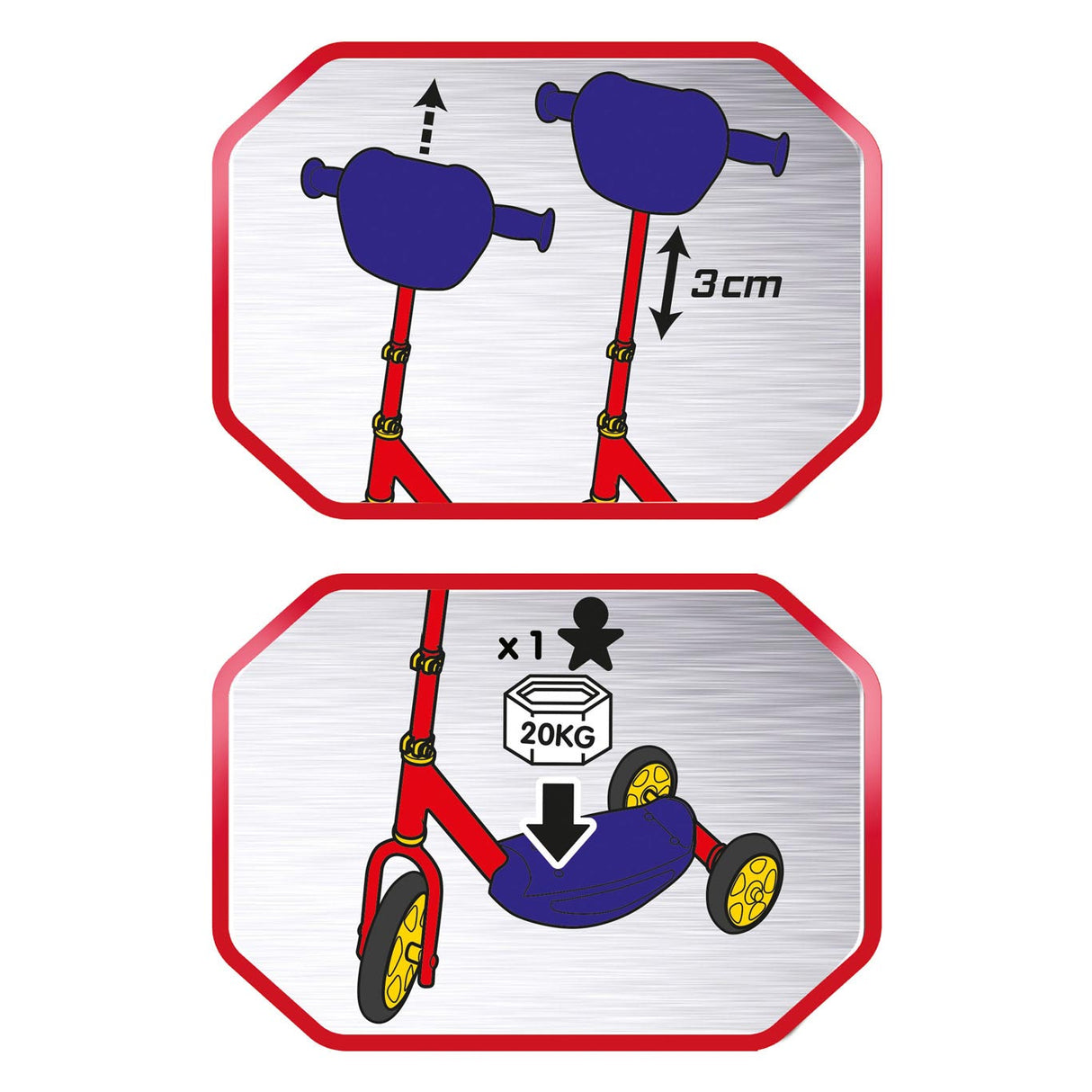 Smoby Smoby 3-hjulscooter