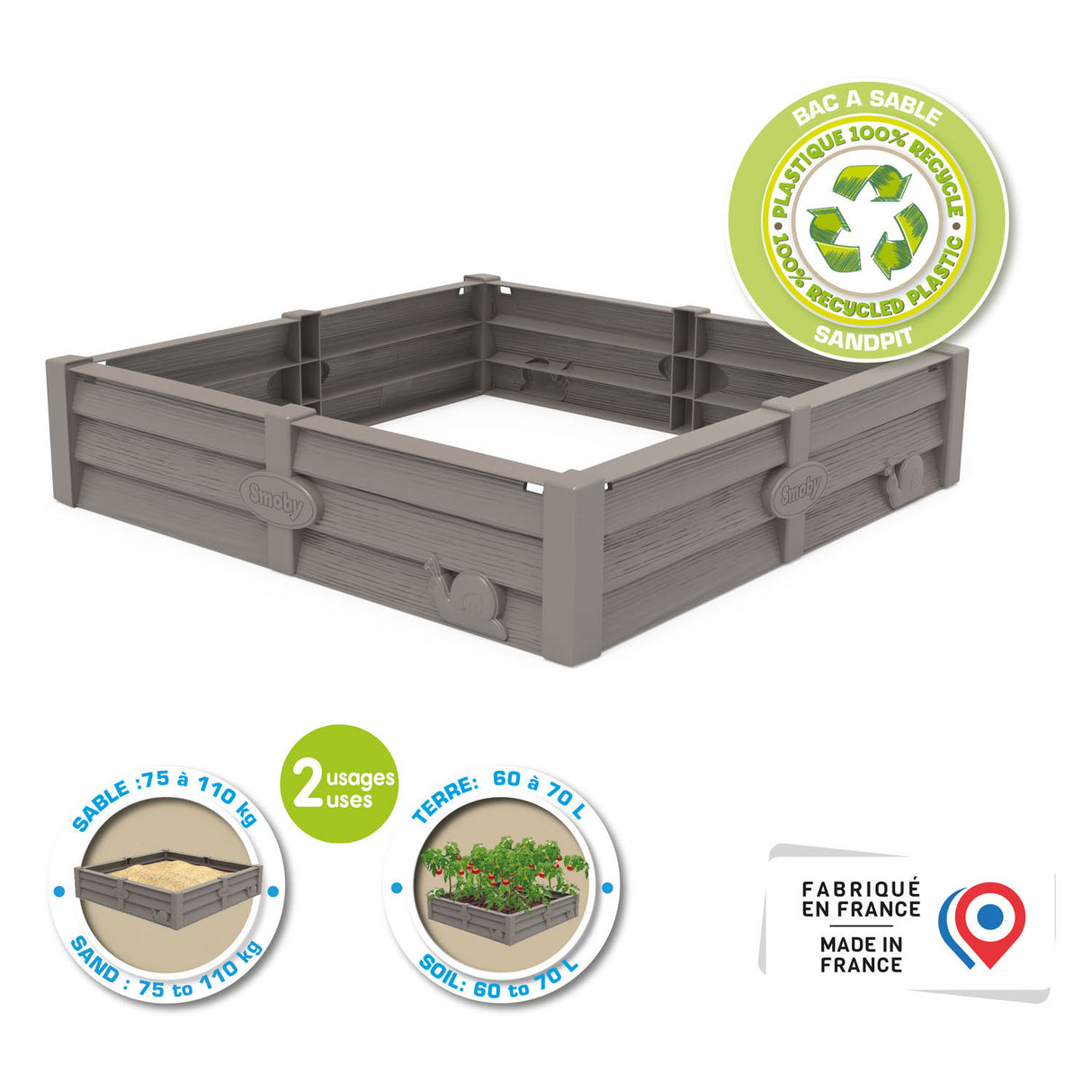 Smby Square Garde Sandbox