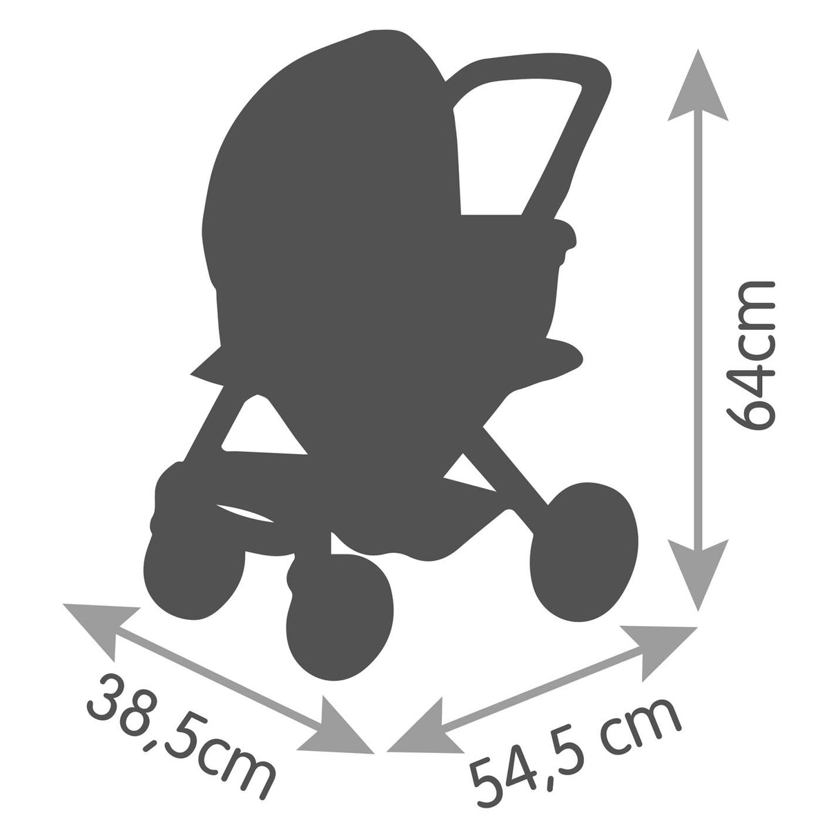 Smoby - maxi -cosi lalka właściwa szałwia 3in1