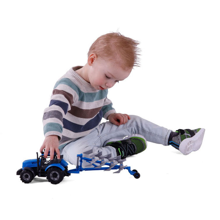 Cavallino tractor with team blue, scale 1:32