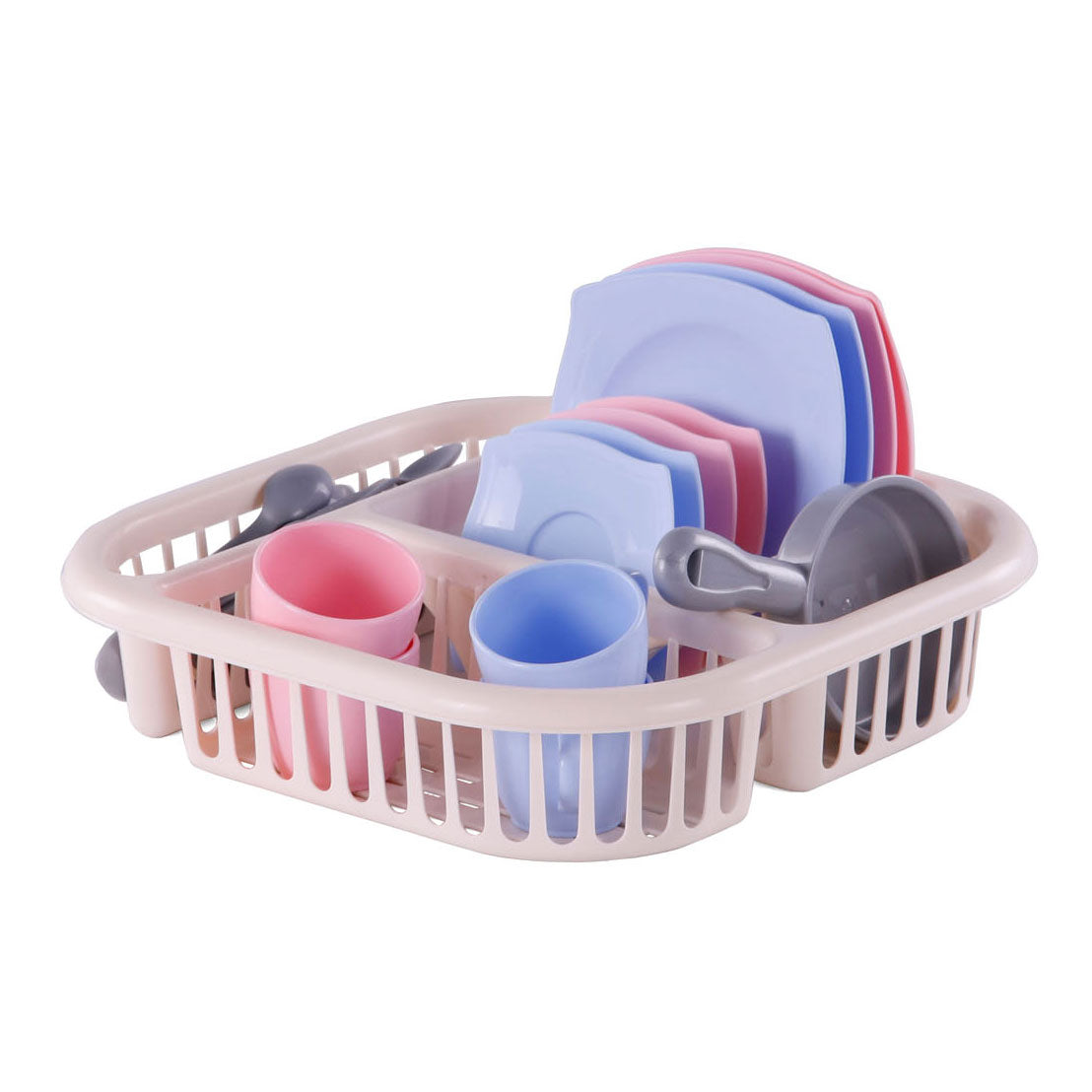 Cavallino Service mat Spullwäsche Rack rosa, 30dlg.