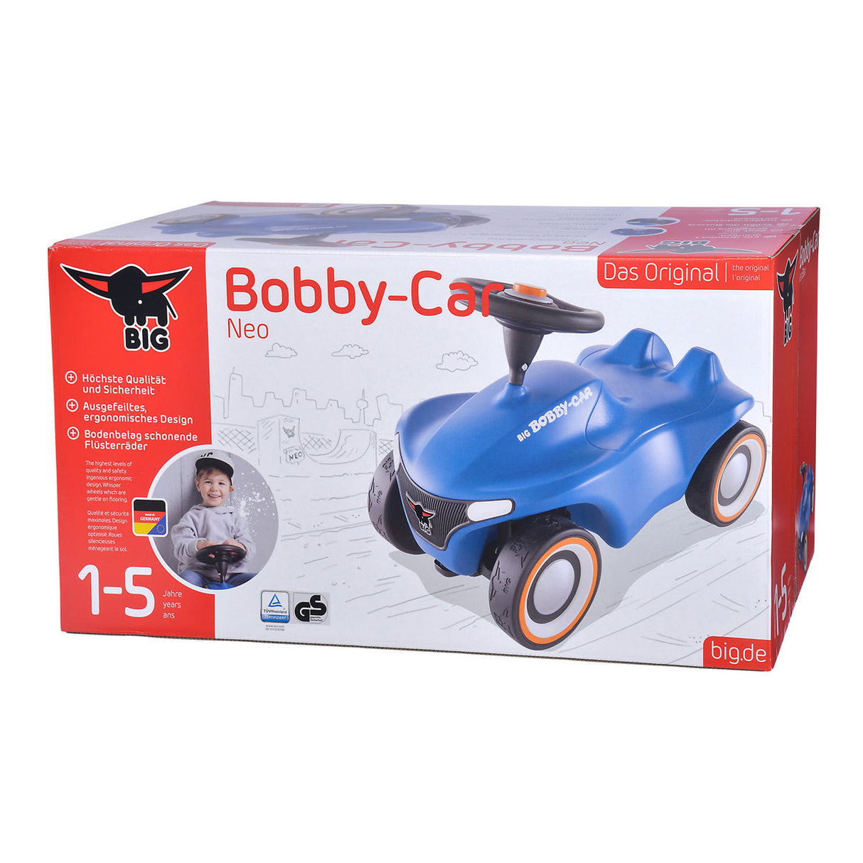 Big Bobby Car Neo - modrá