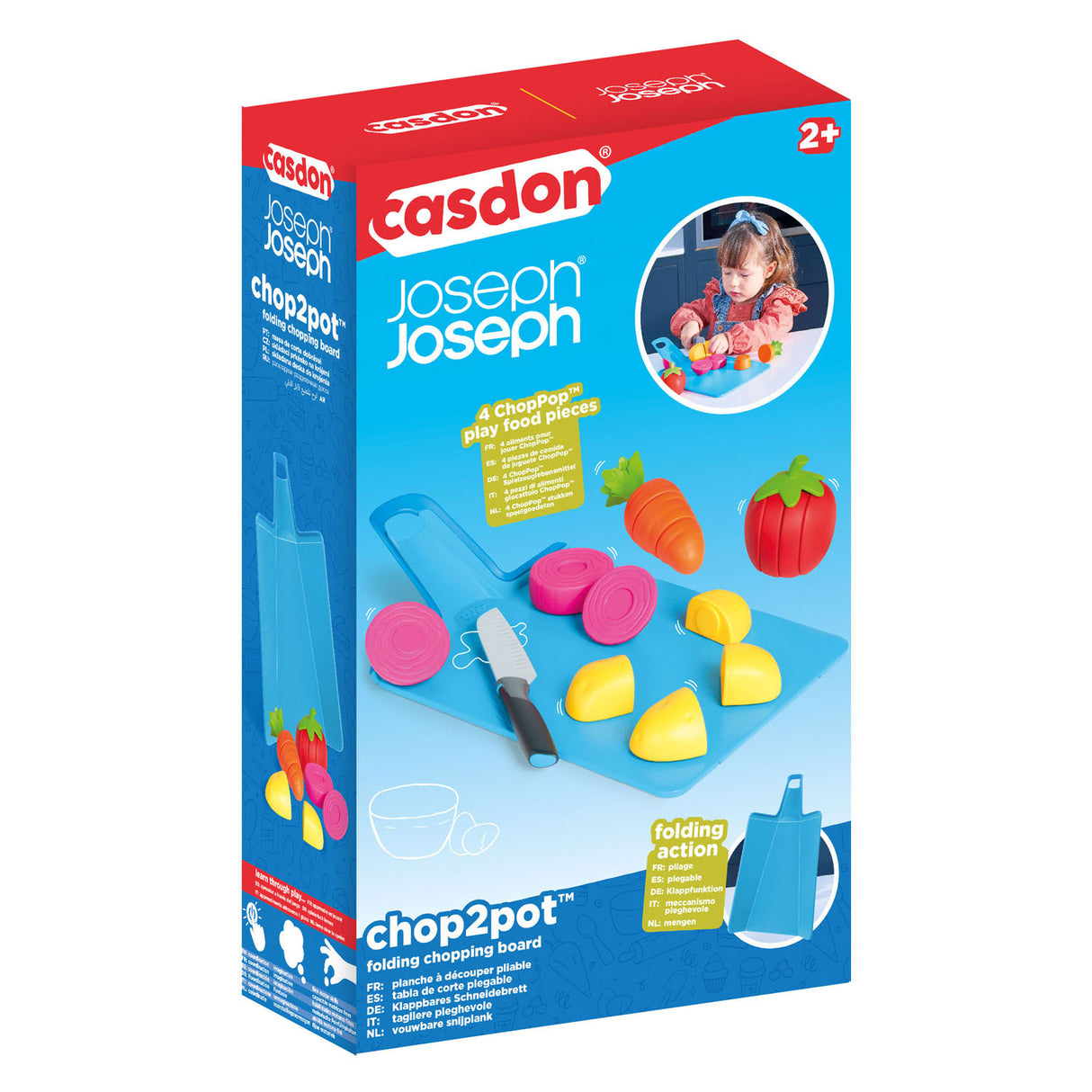 Casdon Casadon Joseph Josp Chop2pot Spillsaachen Iessen Set, 16DLG.