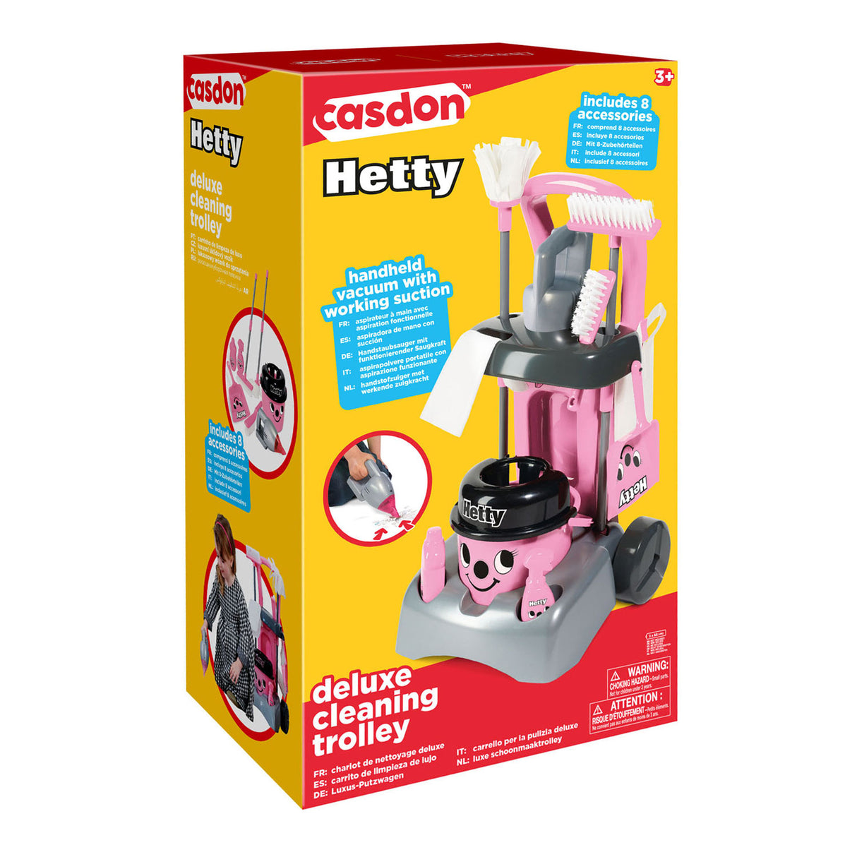 Casdon čistilni voziček Hetty Deluxe Play Set