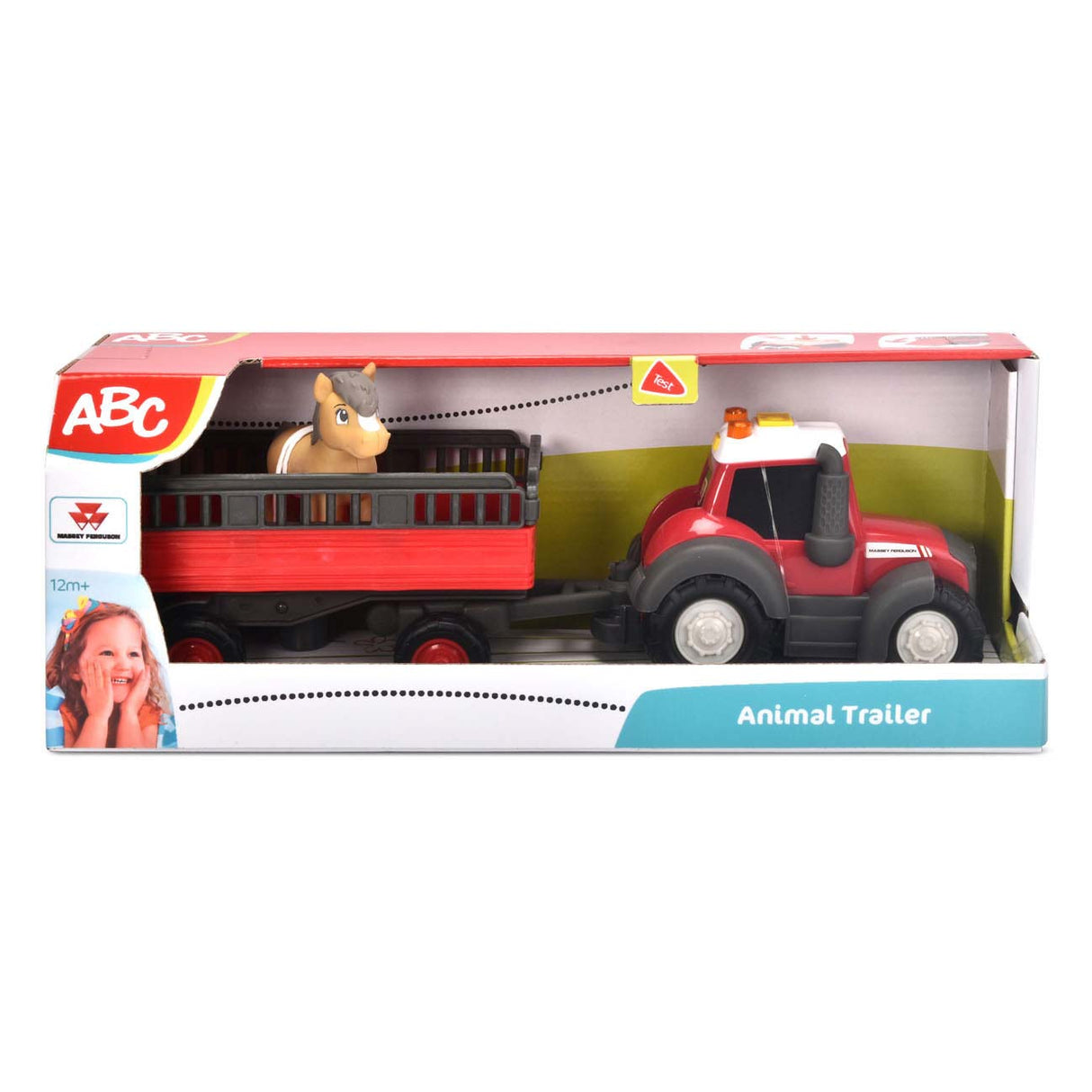 ABC Massey Ferguson s prikolico in konjem