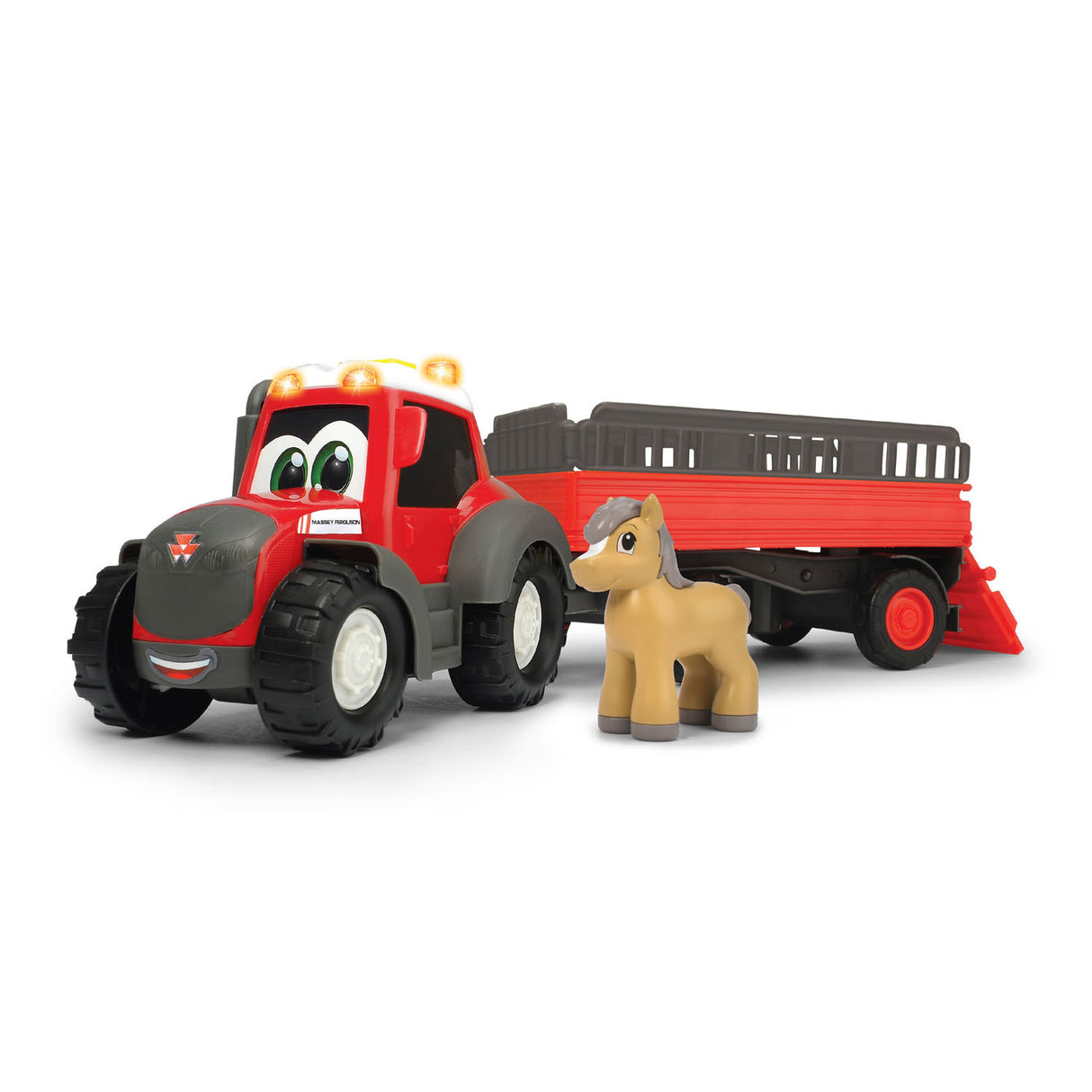 ABC Massey Ferguson s prikolico in konjem