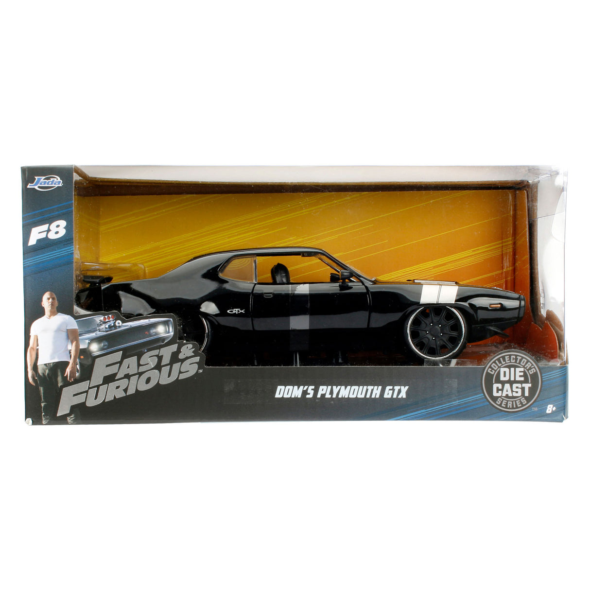 De Jada stierwen fasted Furious FF8 1972 Plymouth GTX RACAPUTO 1:24