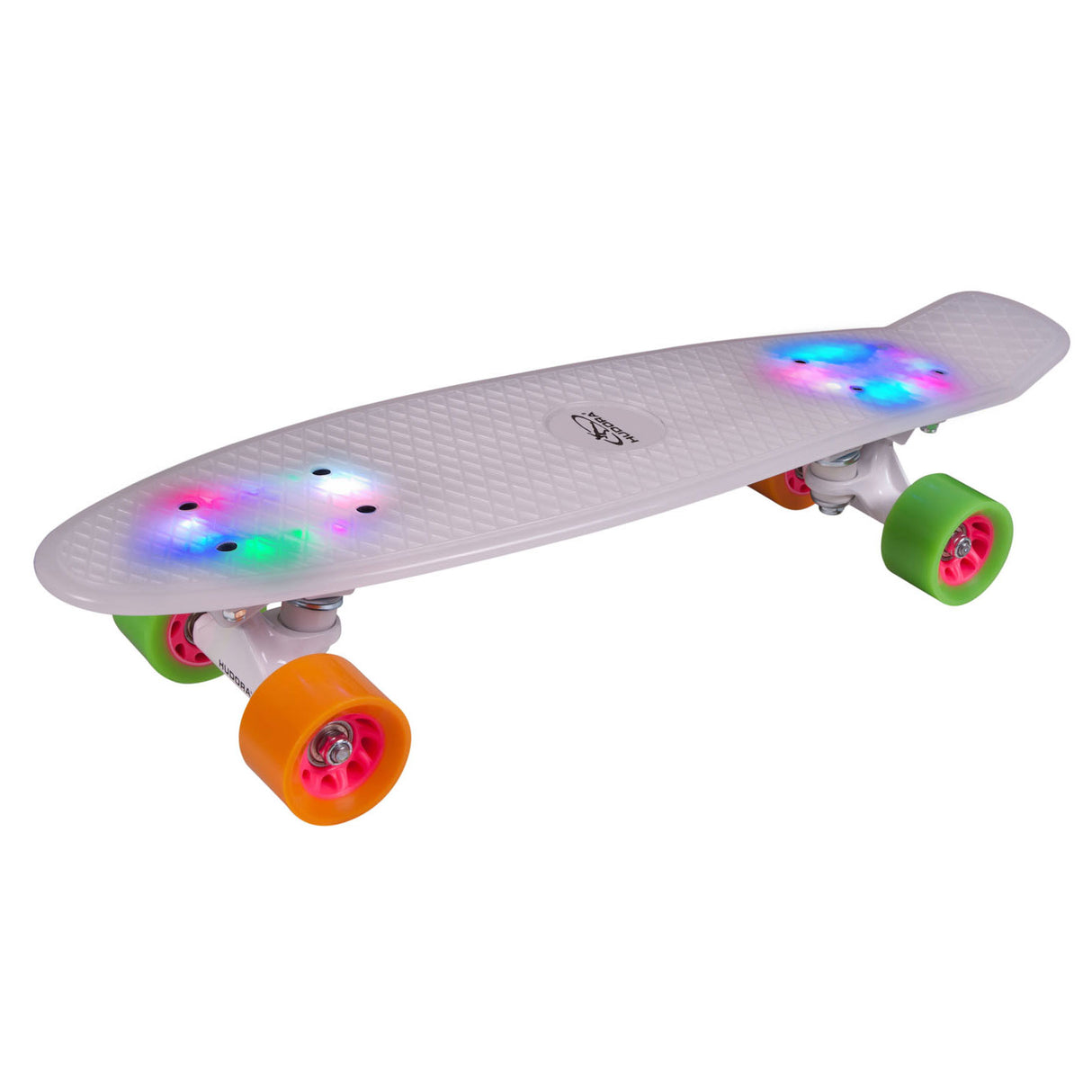 Hudora skateboard retrò con luce