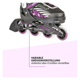 Hudora Inline Skates 29-32 Črno roza