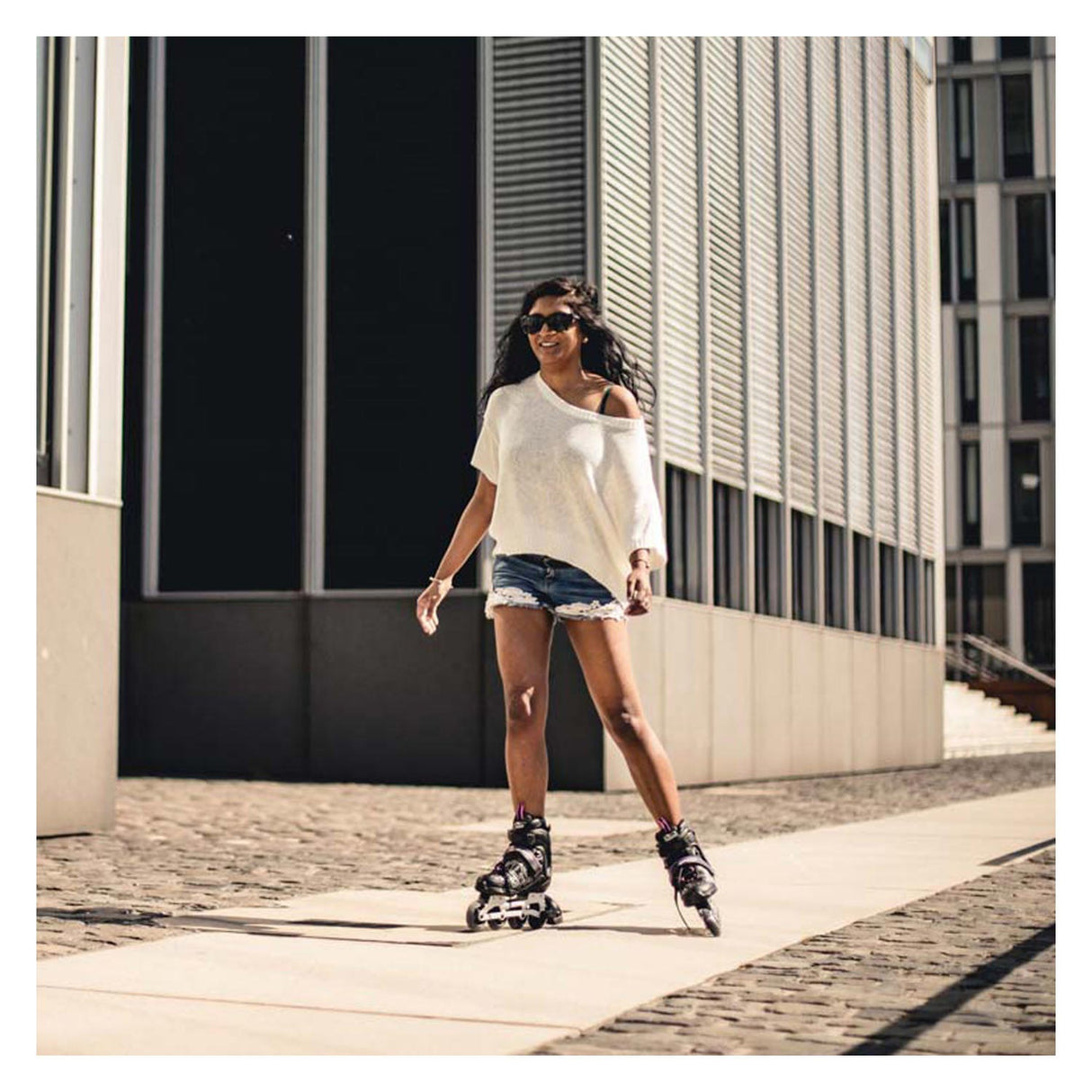 Hudora Inline Skates 29-32 Črno roza