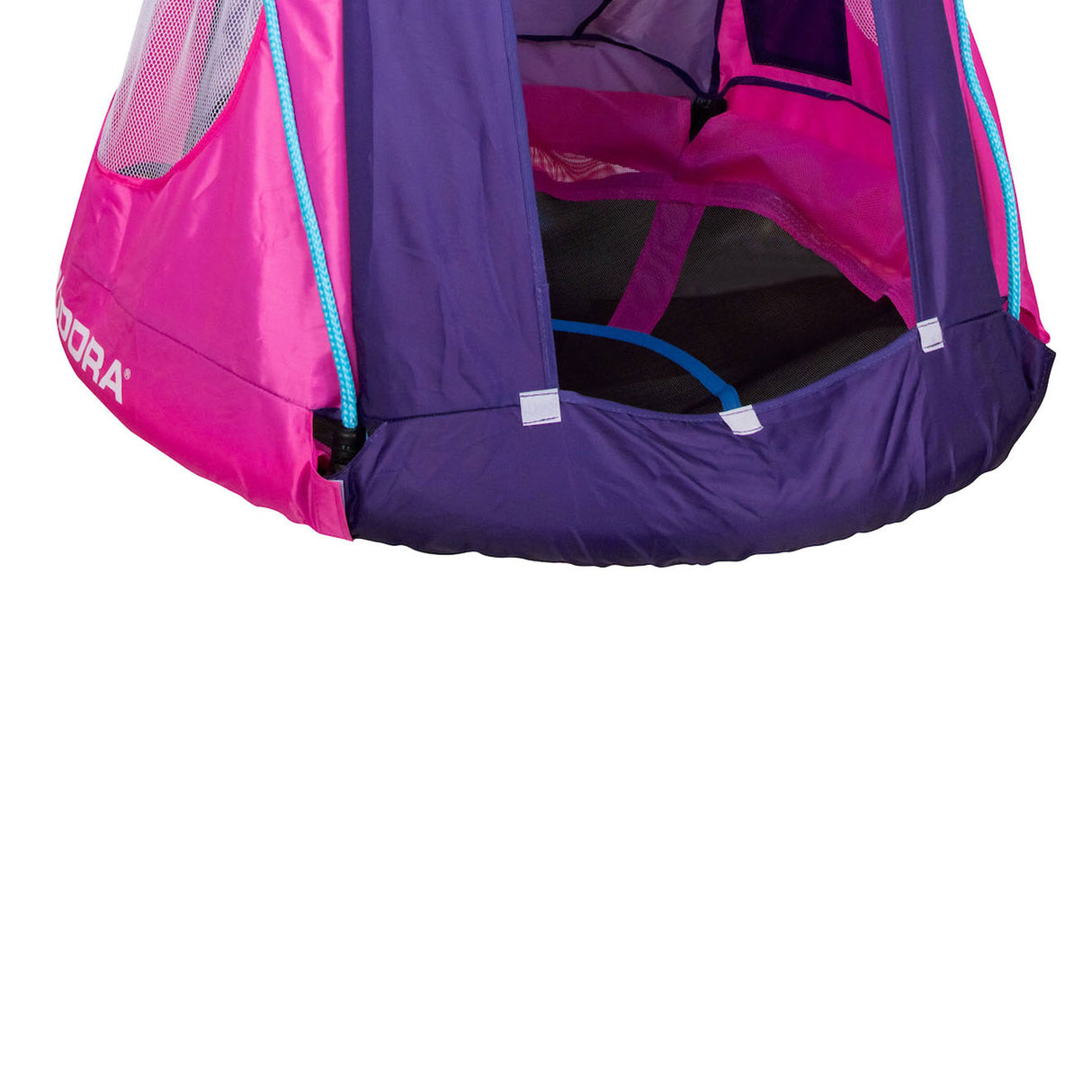 Hudora nest swing pony with tent LED