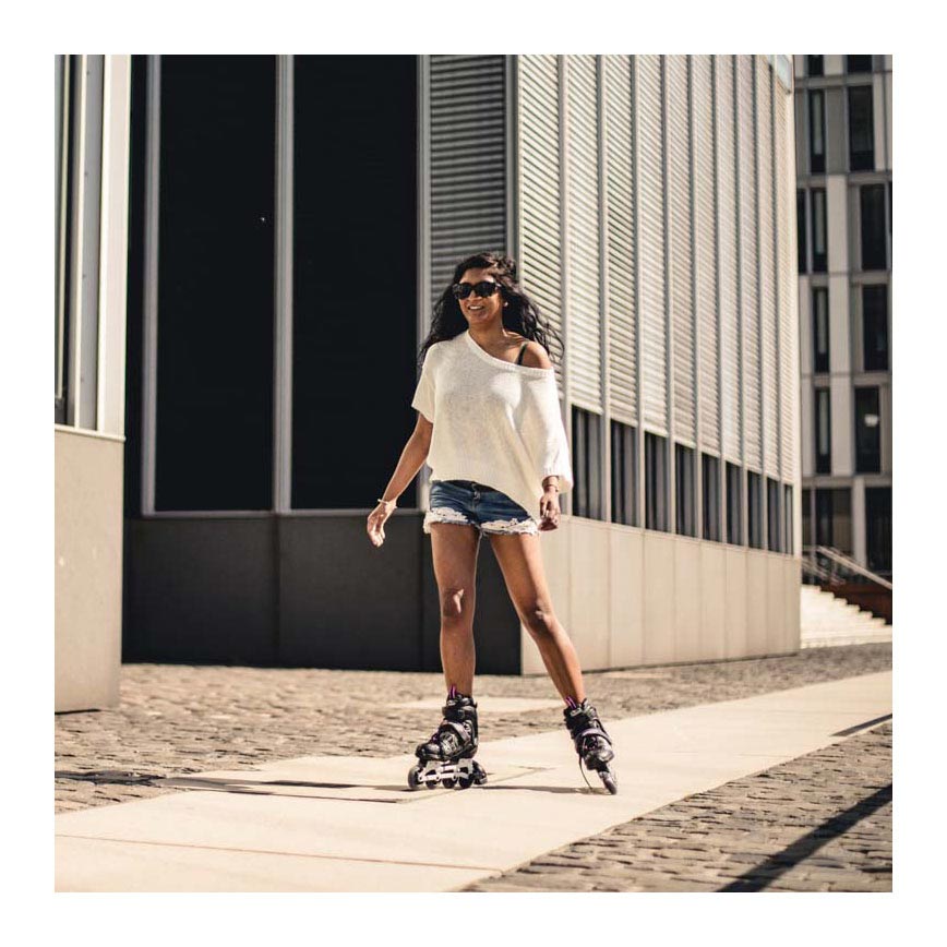 Hudora Skeelers Leon Blauw Black, size 37-40