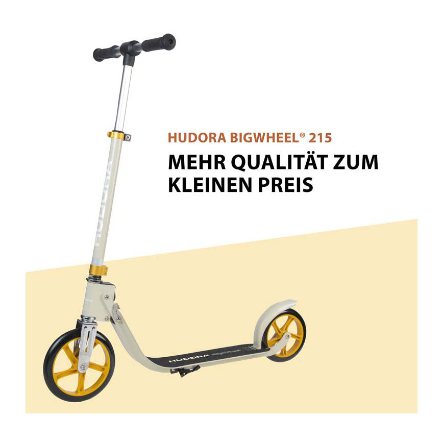 Hudora Big Wheel Krok 215 Scooter - písek