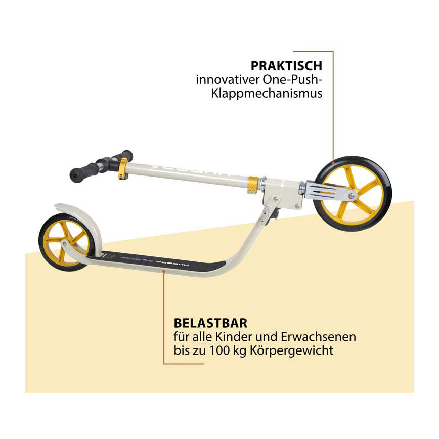 Hudora Big Wheel Krok 215 Scooter - písek