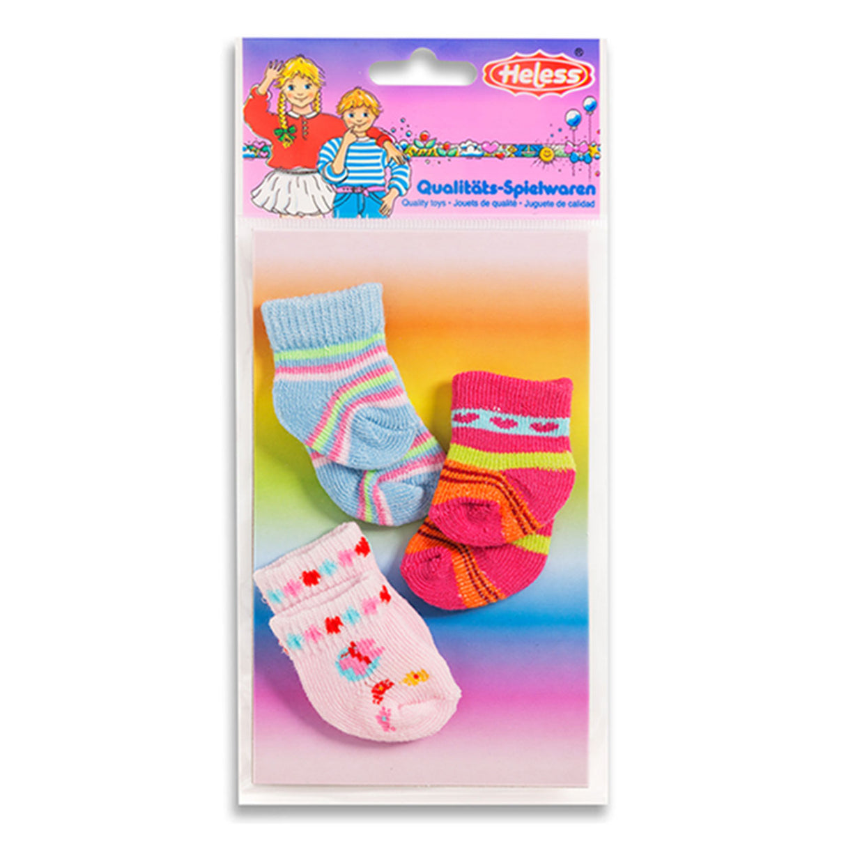Calcetines de muñecas Heless 3 par 28-35 cm
