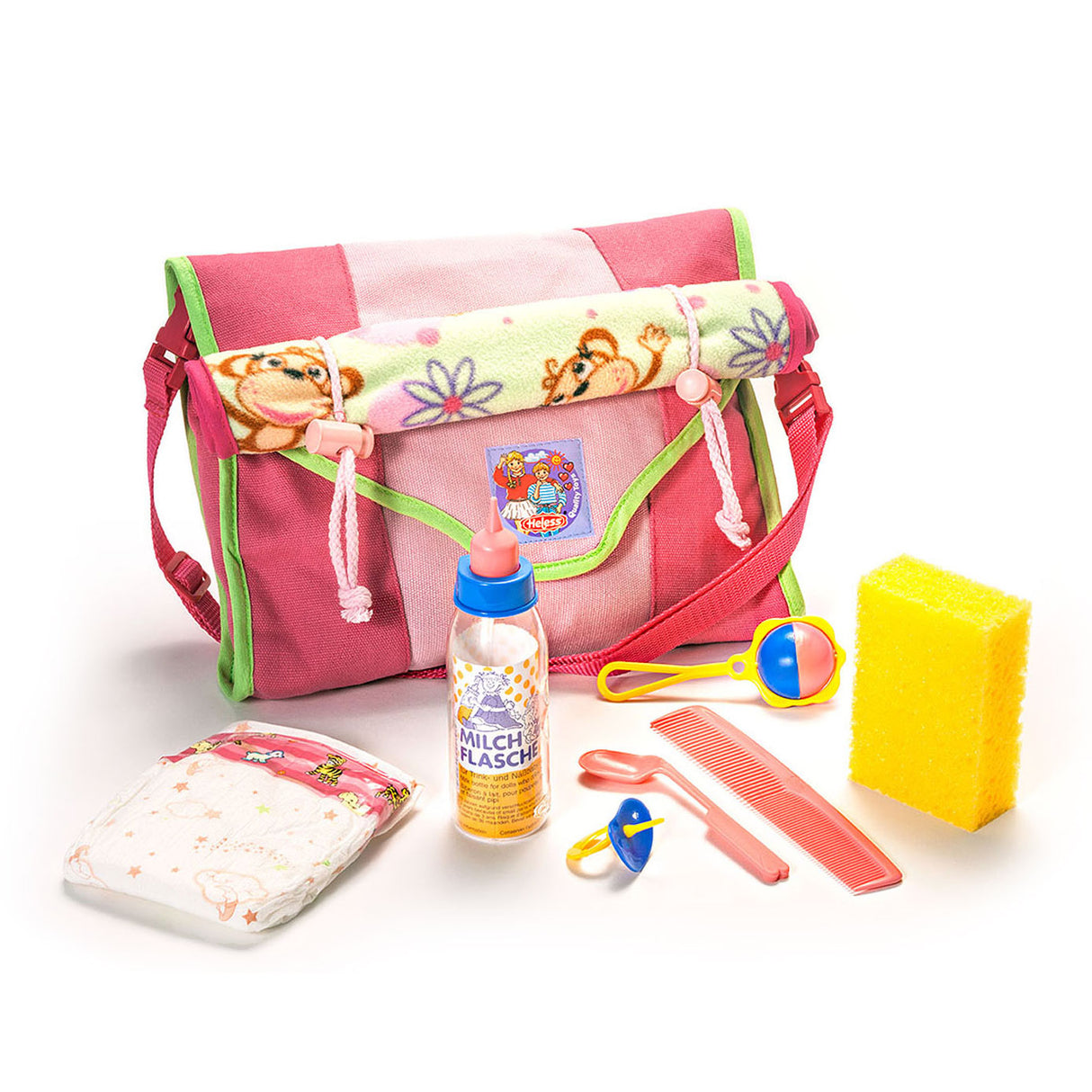 Bolsa de cuidado de muñecas Heless con accesorios