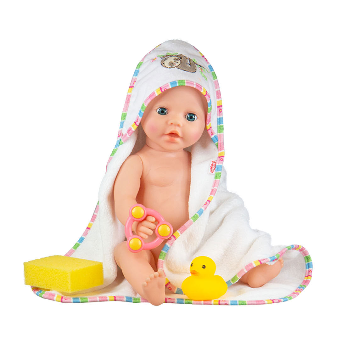 Dolls Bath Ručník lenochod s příslušenstvím