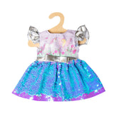 Heless Doll Dress Fee and Unicorn with sequins and Kroon, 35-45 cm