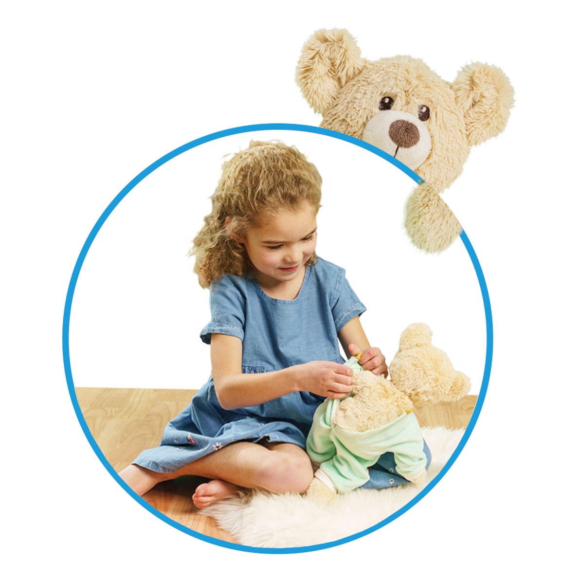 Heless hug Plush Teddy Rainbow 42cm