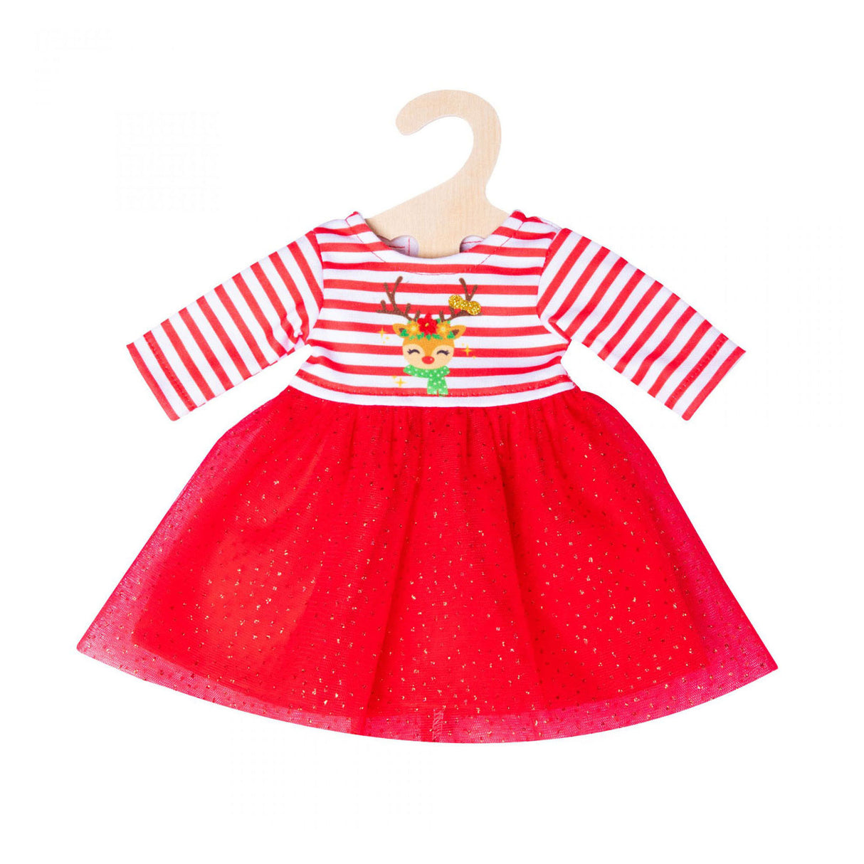 Robe de Noël HELESS avec une bande de cheveux rendue, taille 28-35 cm