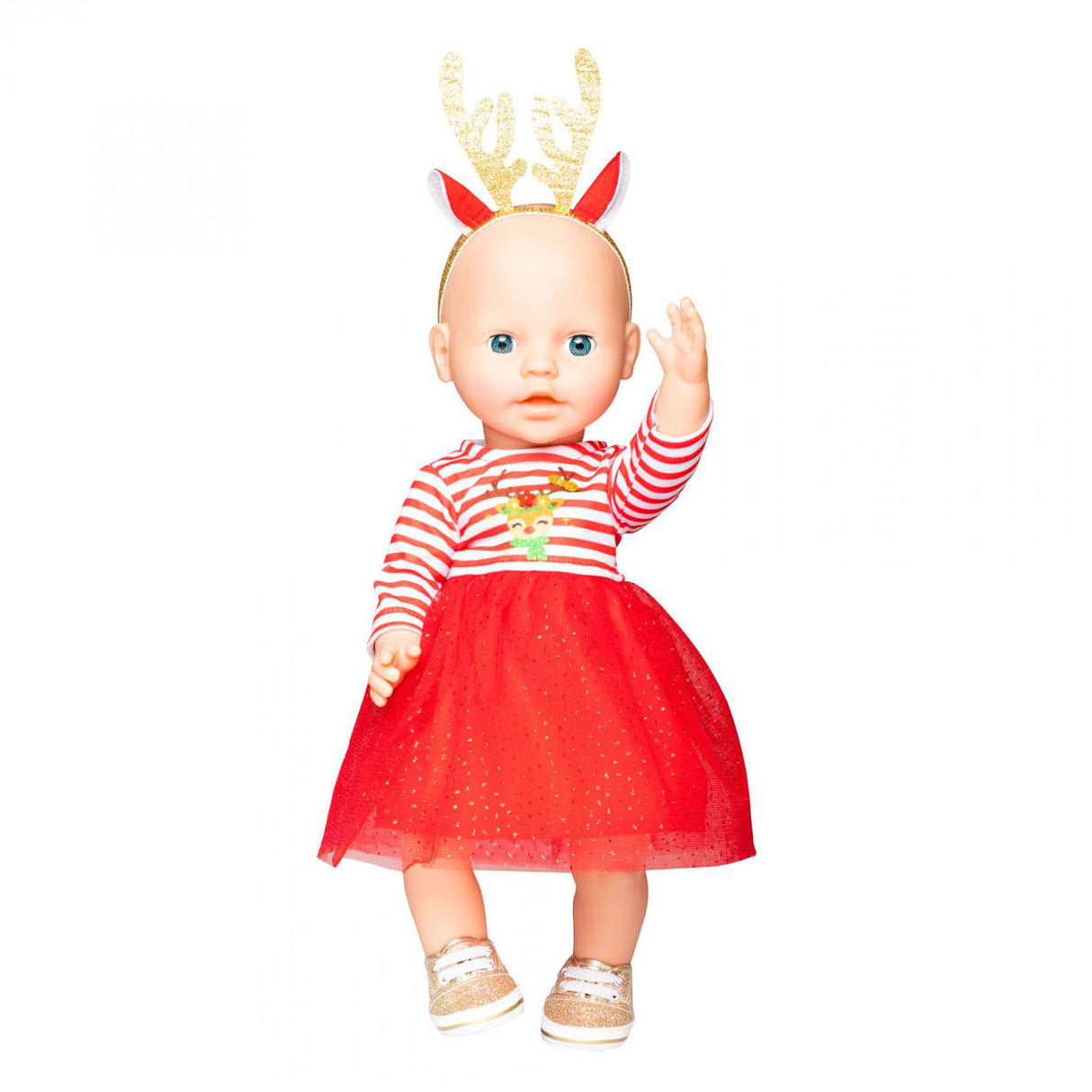 Robe de Noël HELESS avec une bande de cheveux rendue, taille 28-35 cm