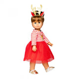 Robe de Noël HELESS avec une bande de cheveux rendue, taille 28-35 cm