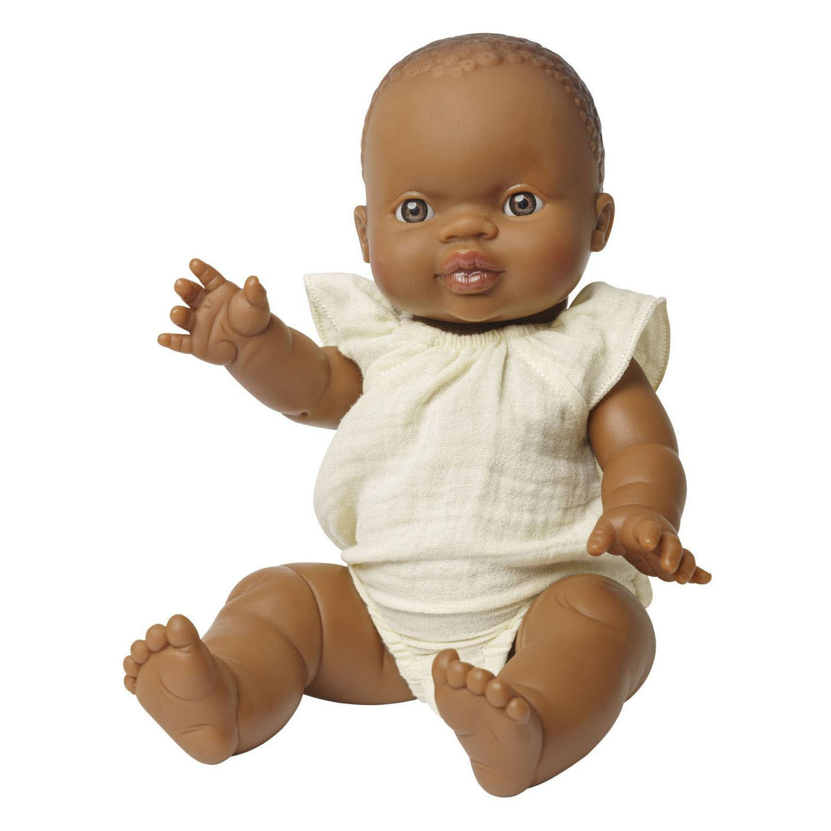 HELSS Dollbody jaune avec volants, 28-35 cm