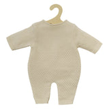 Bambole alenne a maglia ECRU complessiva, 28-35 cm