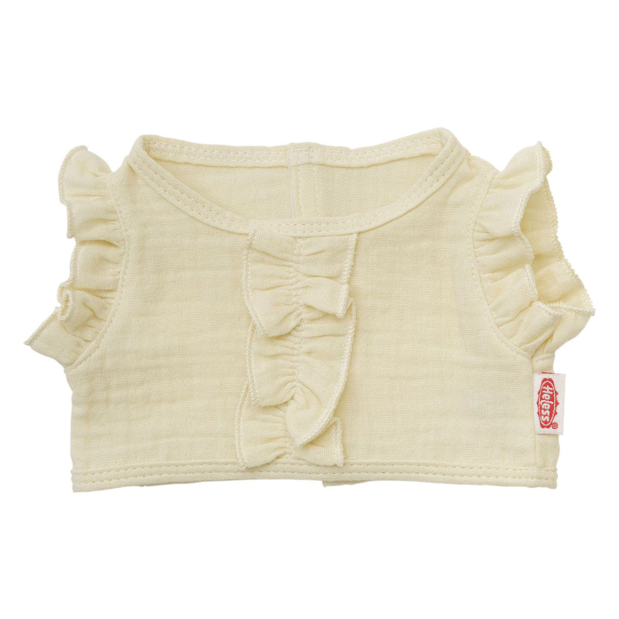 Heless doll wrap skirt ecru with ruffles, 35-45 cm