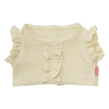 Heless doll wrap skirt ecru with ruffles, 35-45 cm