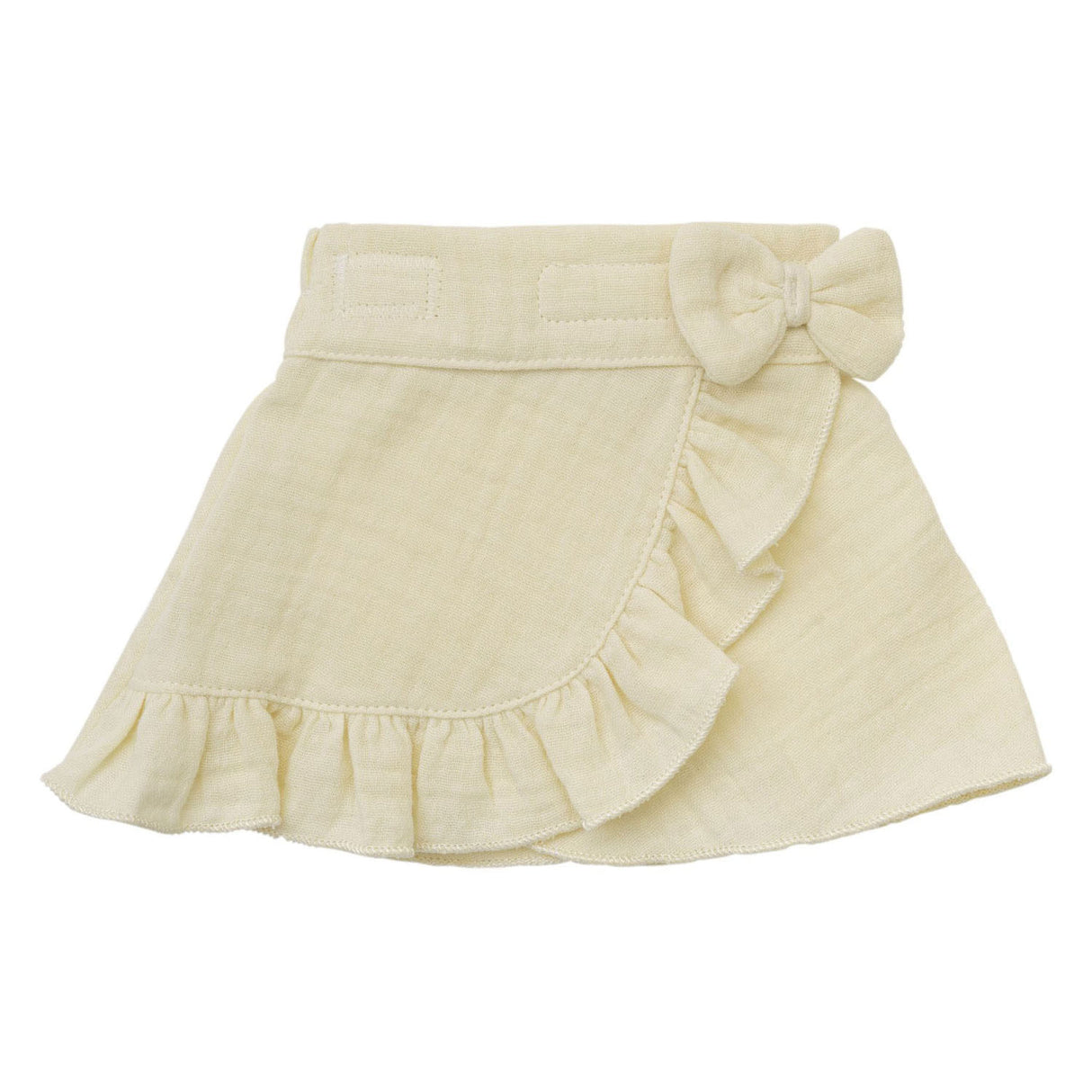 Heless doll wrap skirt ecru with ruffles, 35-45 cm