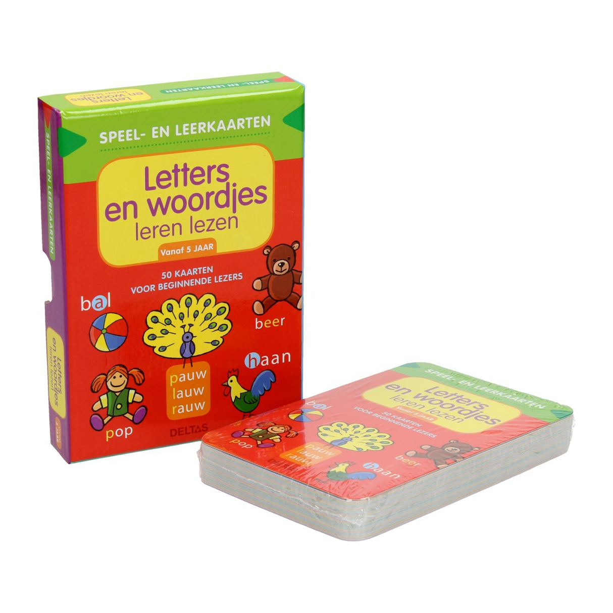 Deltas Play and Learning Cards - learn to read letters and words (5+)