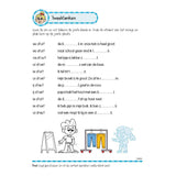 Deltas Exercise Book with stickers - Nice reading exercises (6-7 years)