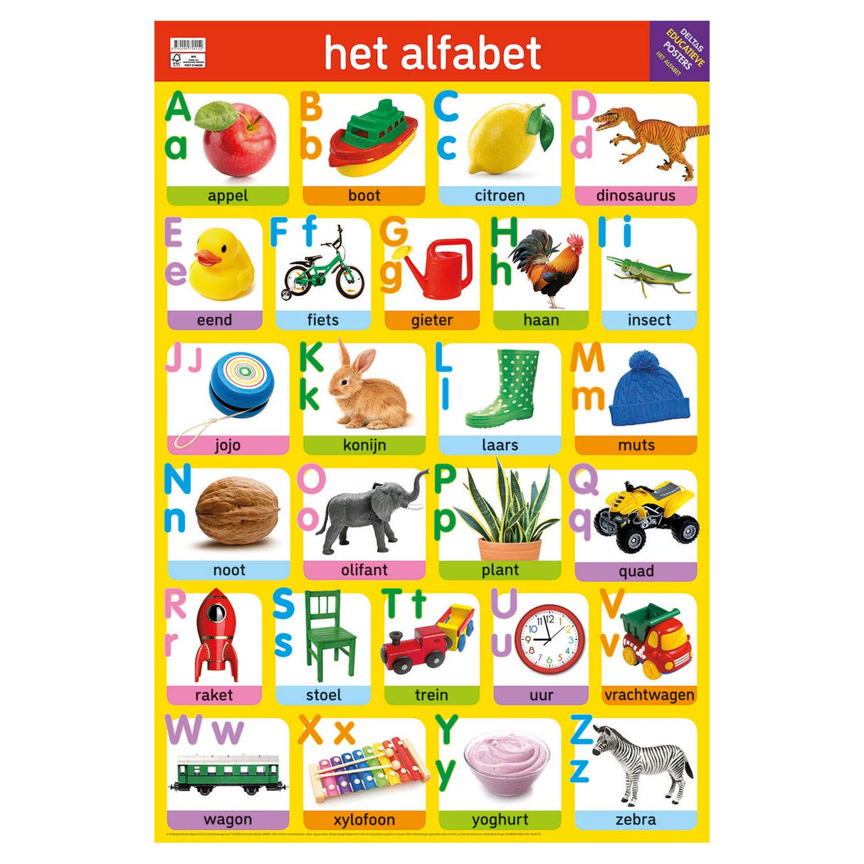 Deltas izobraževalni plakat - abeceda