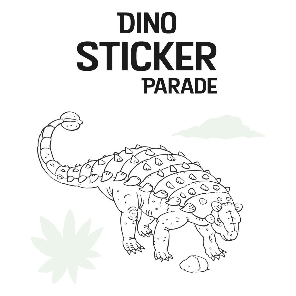 Parada nalepk Deltas Dino