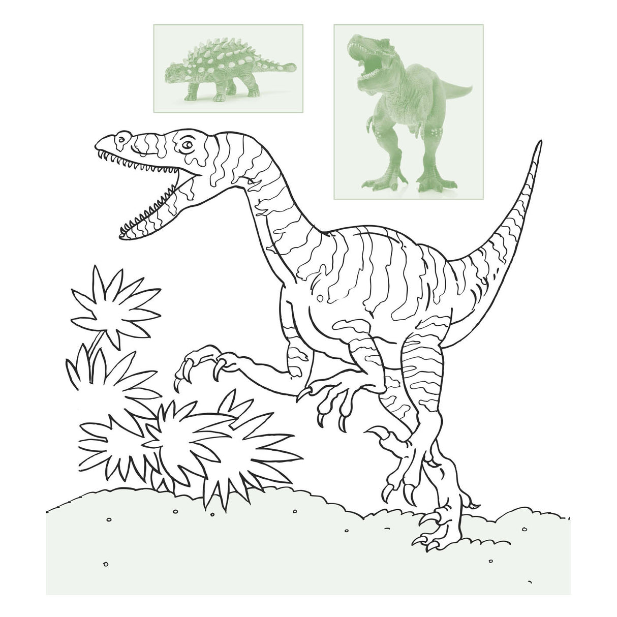 Parada nalepk Deltas Dino